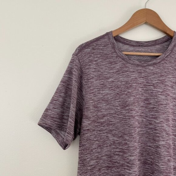 Lululemon Metal Vent Tech Cherry Short Sleeve Seamless Shirt Men's Size Large - Picture 6 of 6